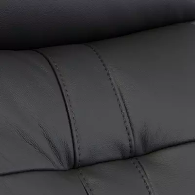 Charcoal Italian Leather